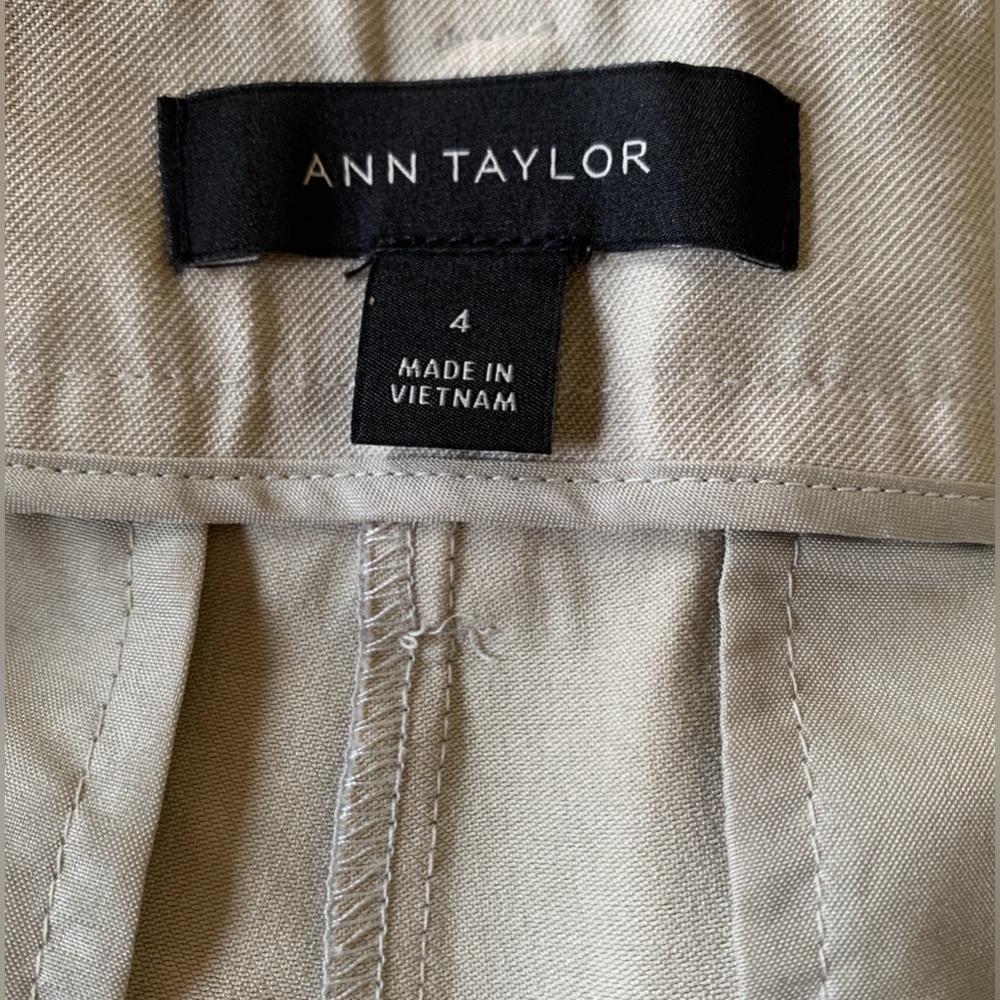 Ann Taylor Light Green Tailored Trousers - Picture 3 of 10
